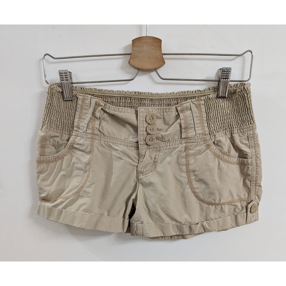 OP Tan Mini Shorts Size 3